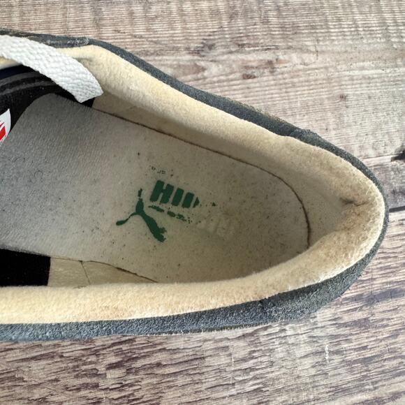 Puma Shoes Men's 10 Liga 341466 60 Suede Lace Up Sneakers Shoes Casual READ - Picture 11 of 13